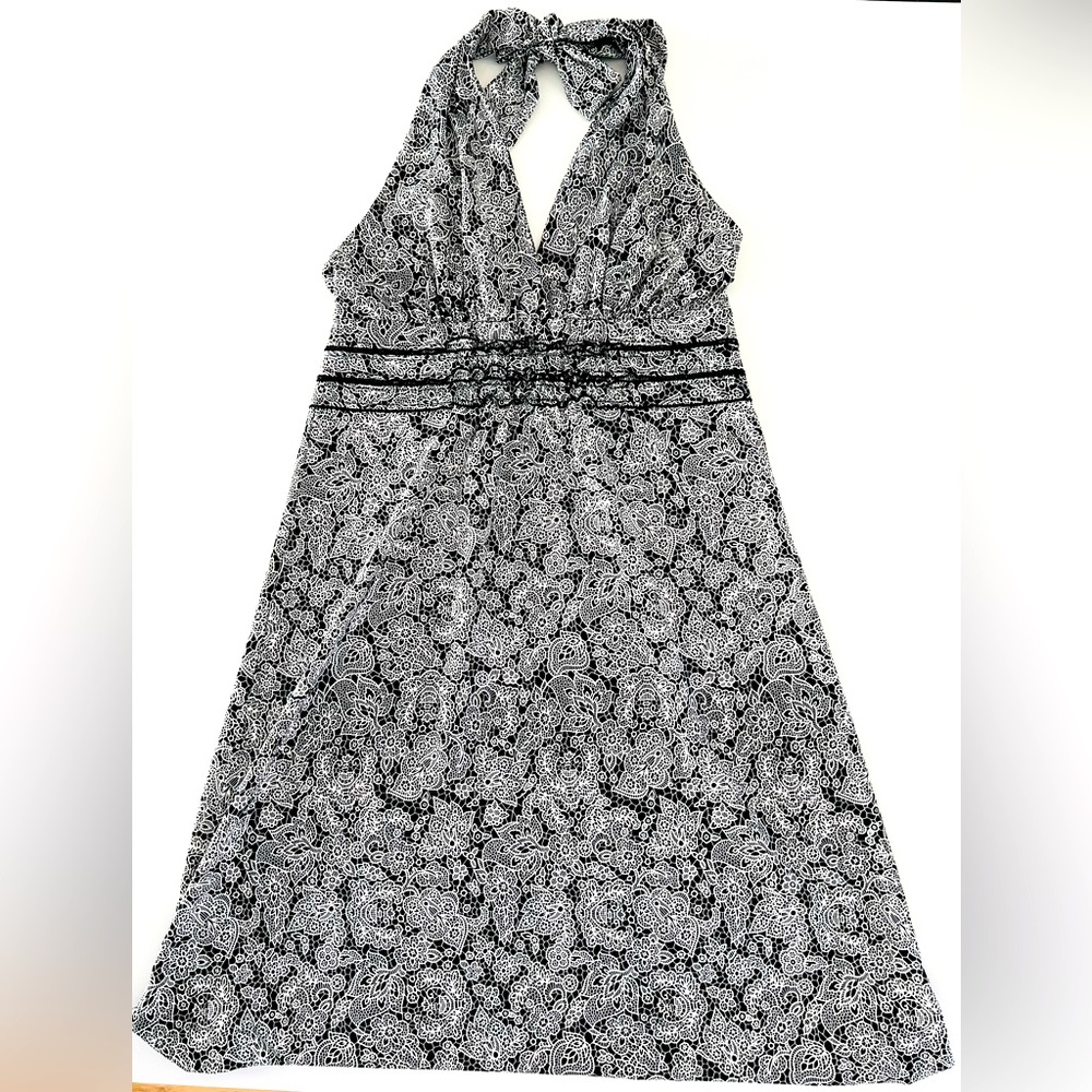 Vintage BCBG Max Azria Halter Dress - Picture 2 of 8